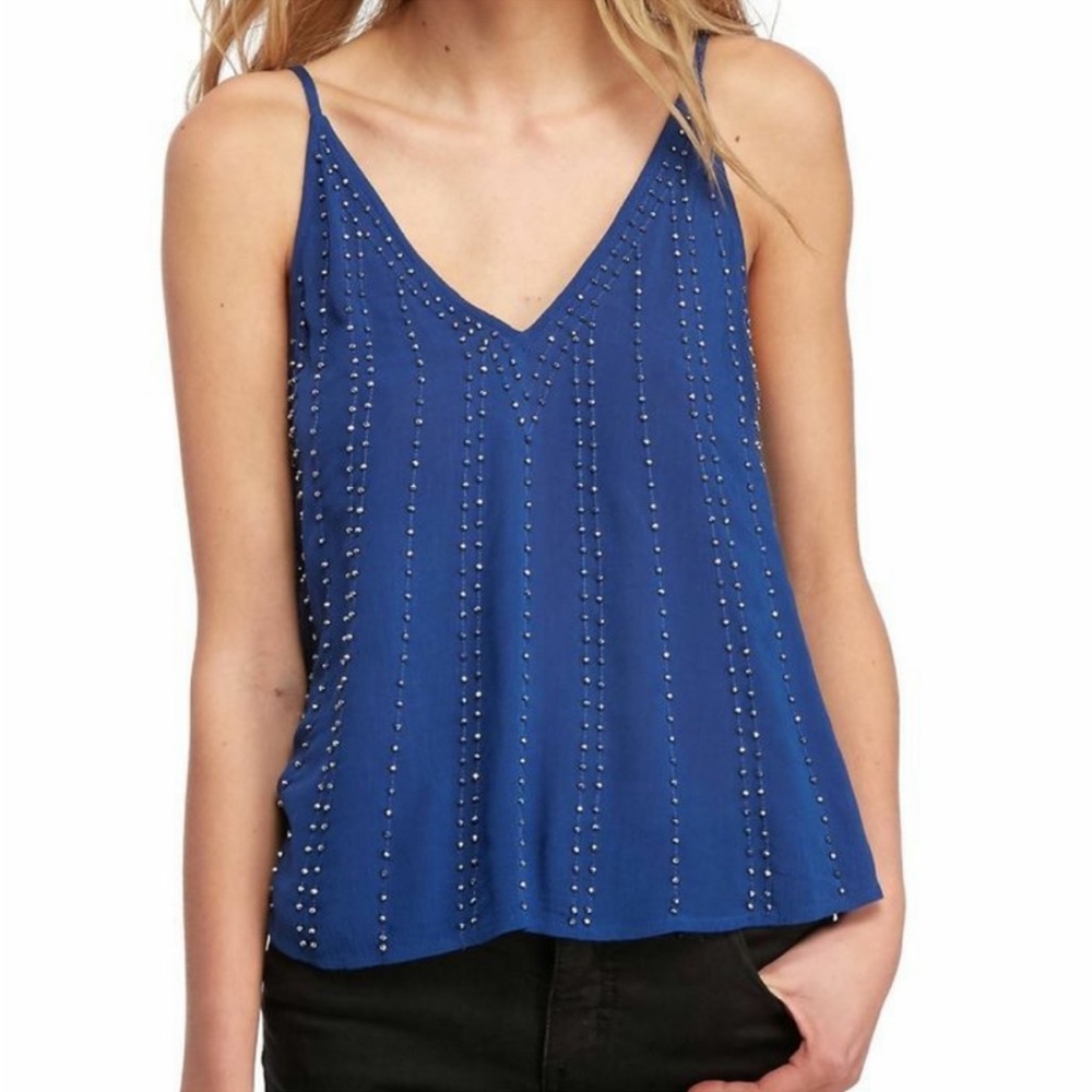 Free People Intimately BB Embellished Cami Tank Size Small